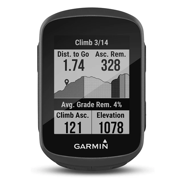 Garmin Edge 130 Plus GPS Bike Computer - Simplified Rugged Design - Sync Workout