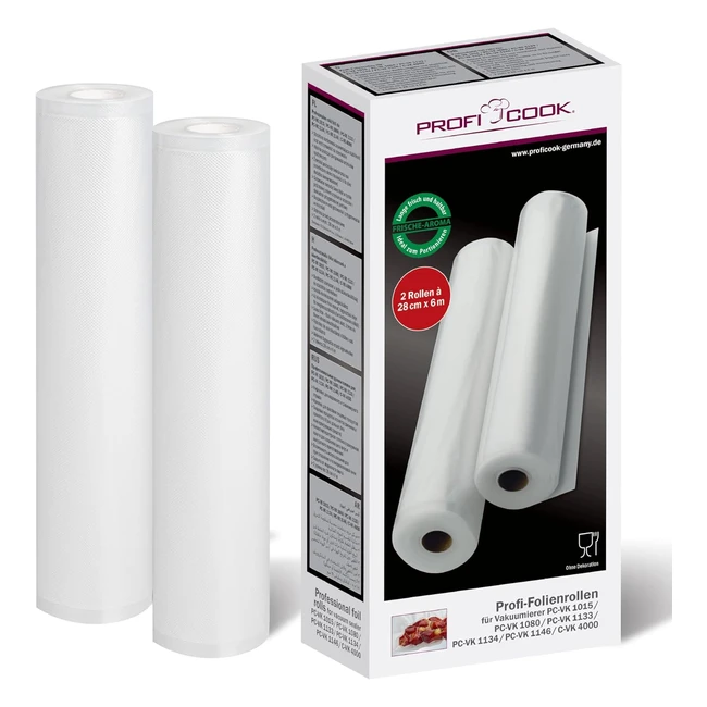 Bolsa de Envasadora al Vacío ProfiCook VK1015Roll - Transparente