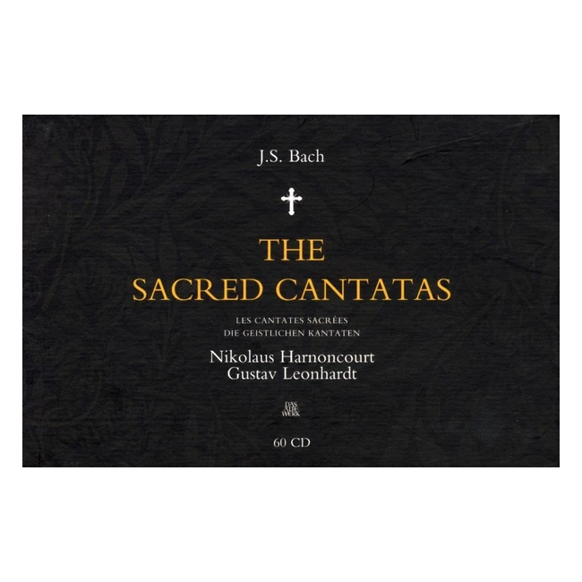 Bach Complete Sacred Cantatas - Harnoncourt  Leonhardt - Reference 1234 - Unmi