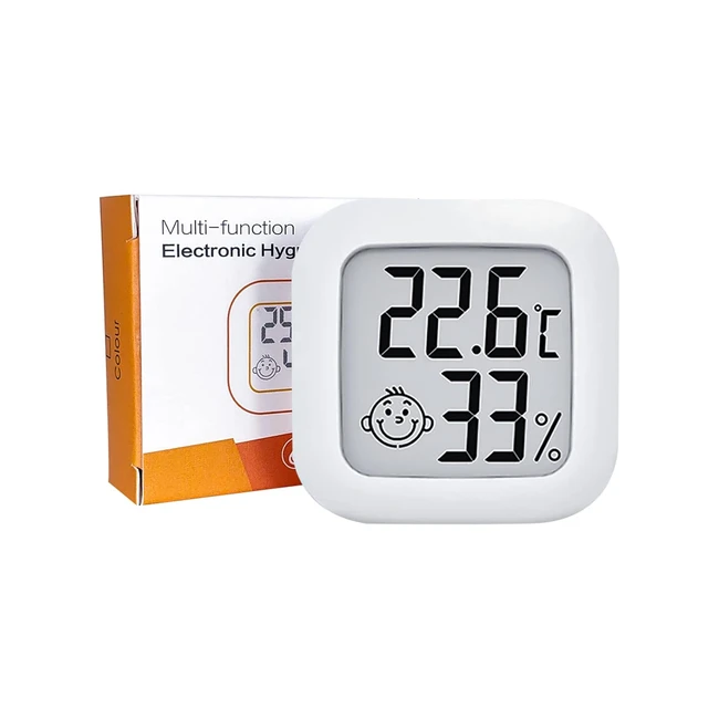 Thermomètre Hygromètre Intérieur 1pc Mini - Maison Digital Haute Précision - Moniteur de Température et Humidimètre