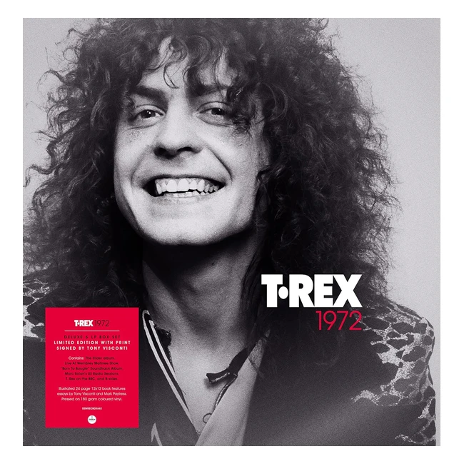 Limited Edition Trex 1972 Tony Visconti Signed Vinyl - 180g Coloured Vinyl