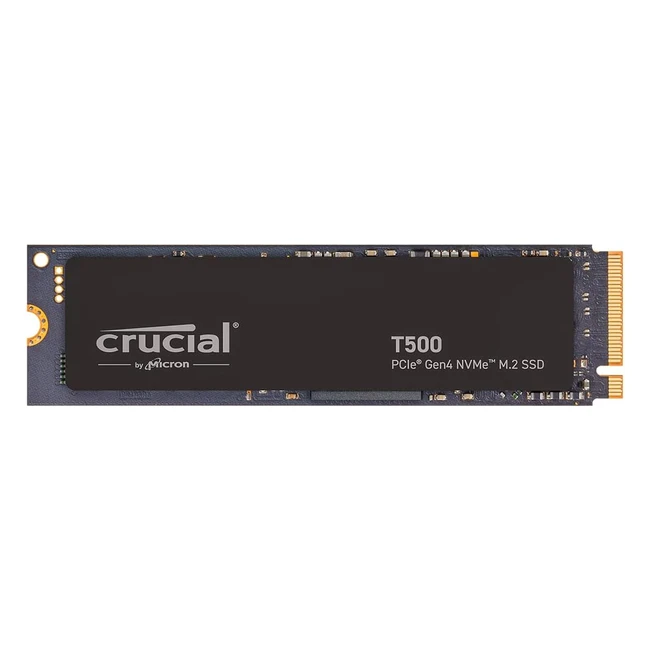 Crucial T500 2TB Gen4 NVMe M2 Internal Gaming SSD bis zu 7400MBs Laptop und De