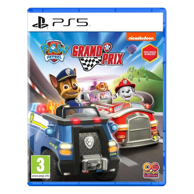 Paw Patrol Grand Prix PS5 - Race, Customize, and Become the Champion!