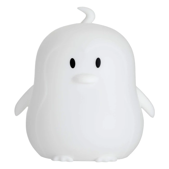 Veilleuse pingouin Pauleen 48042 - Lampe LED pour chambre d'enfant - Changement de couleur - Sans BPA