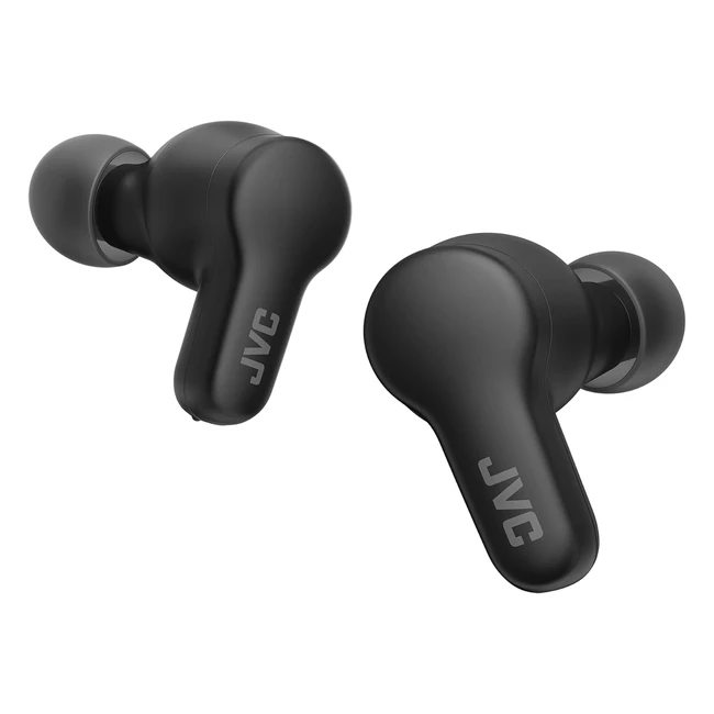 JVC HAZ77T Gumy True Wireless Bluetooth Earbuds Black | Comfortable Fit, Long Battery Life, Voice Assistant