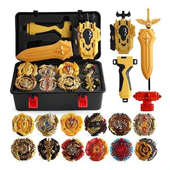 12 nouvelles toupies avec lanceur burst turbo jouet arenagyro pocket box pro dor