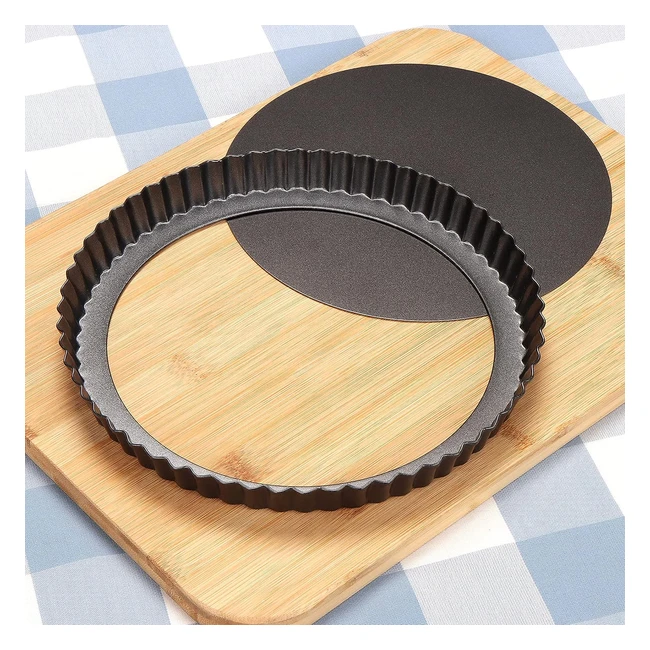 Teglia rotonda con fondo amovibile 28cm - Alta qualit resistente e antiadere