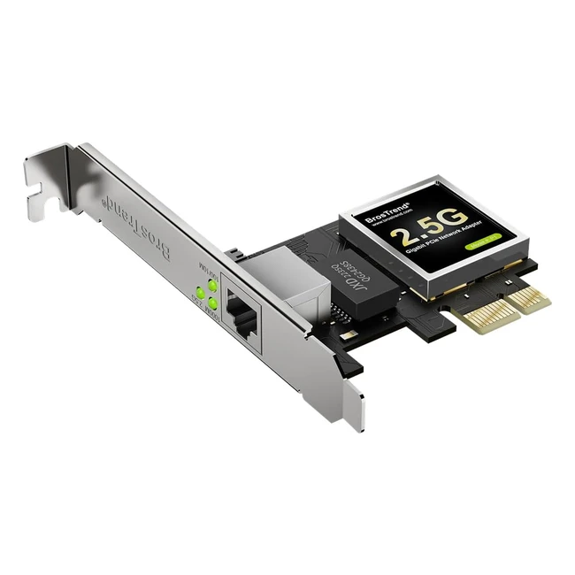 Tarjeta de Red PCIe Brostrend 25G - Gigabit Ethernet RJ45 - Soporte Windows 10 - Vida útil prolongada
