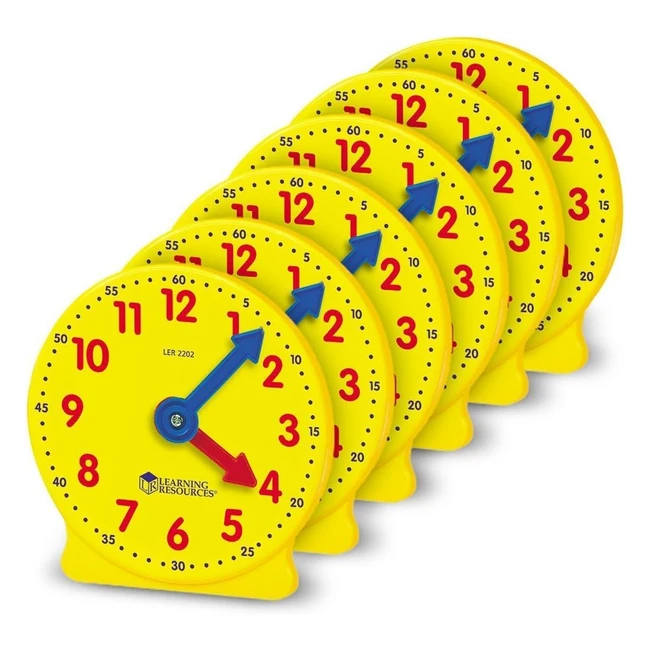 Minirelojes de 10 cm con engranajes - Aprende la hora fcilmente