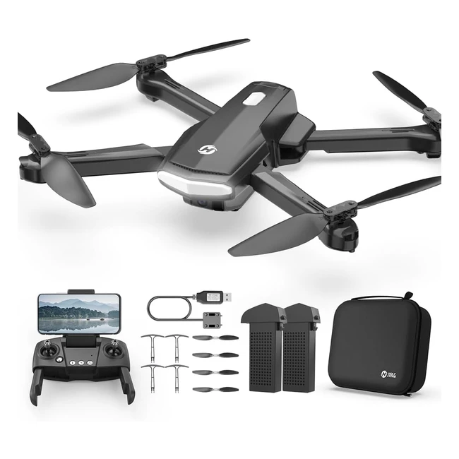 Drone Holy Stone HS260 - Cámara WiFi 1080p HD - RC Quadcopter - 2 Baterías - Vuelo Largo - Control de Aplicación - Video en Vivo - Dron Fotográfico - Bolsa Incluida - Juego para Principiantes