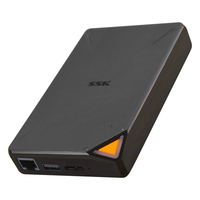 SSK NAS Portatile 2TB SSD Wireless Esterno - Alta Velocit Accesso Remoto Bac