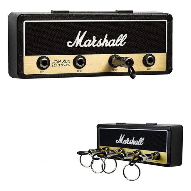 Marshall Key Holder - Wall Mounting Guitar Amp Key Hooks 4 Pieces
