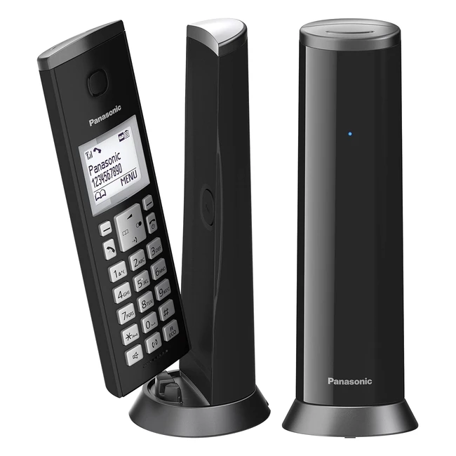 Panasonic KXTGK222 Designer Cordless Phone with Answerphone Call Blocker and Do 