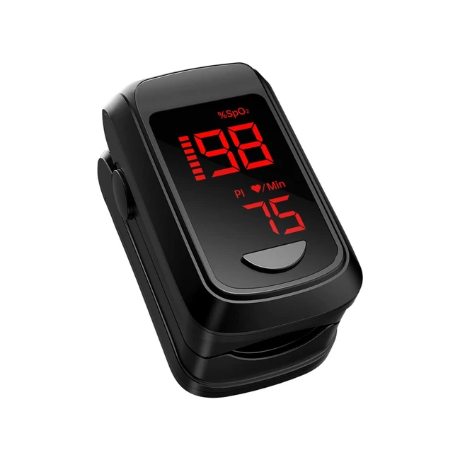 Saturimetro da Dito Professionale Certificato - Monitoraggio Saturazione Ossigen