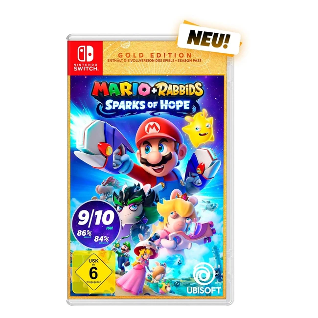 Mario Rabbids Sparks of Hope Gold Edition Nintendo Switch - Retten Sie die aue