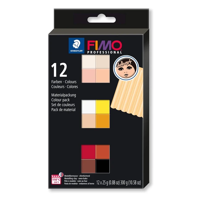 Pasta de modelar Staedtler 8073 C121 multicolor - Ideal para manualidades