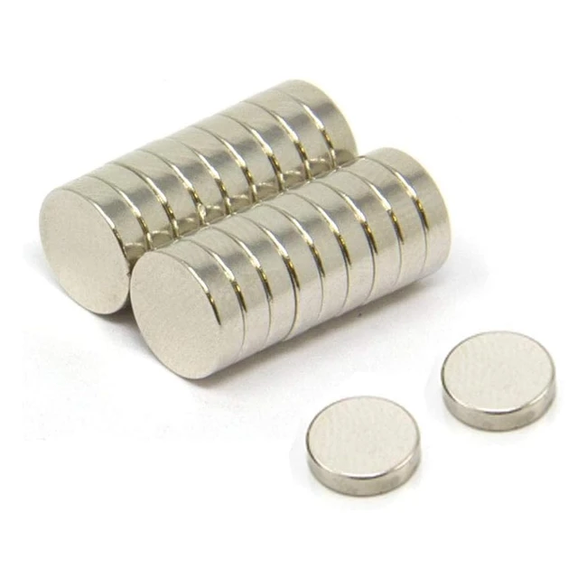 Imanes Circulares Neodimio Resistentes - 8x2mm - 1kg - 20 unidades