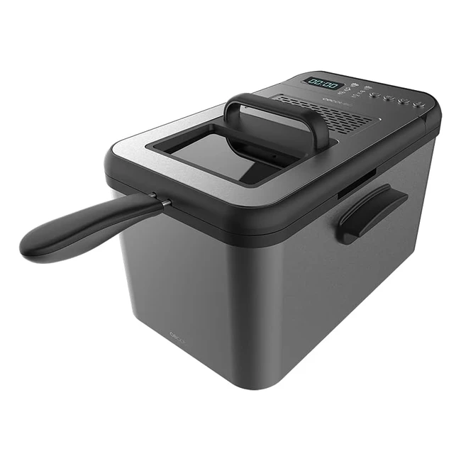 Cecotec Cleanfry Luxury 4000 Digitale Fritteuse 42L - Edelstahl Design - Nr. 3270 - Schnell & Perfekt Frittieren