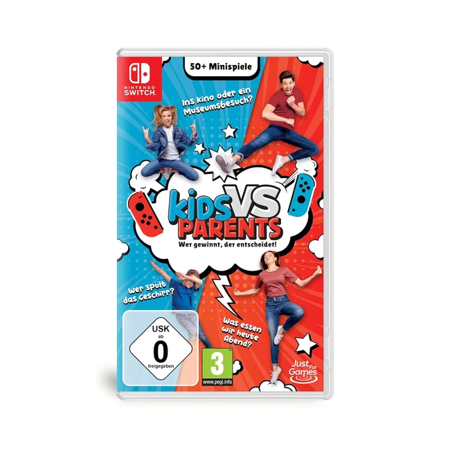 Kinder gegen Eltern Switch - Familienfreundliches Partyspiel mit über 50 Minispielen