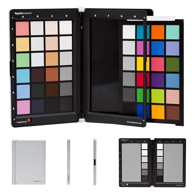 Datacolor Spyder Checkr - Tarjeta de color para calibracin de cmara 48 parc