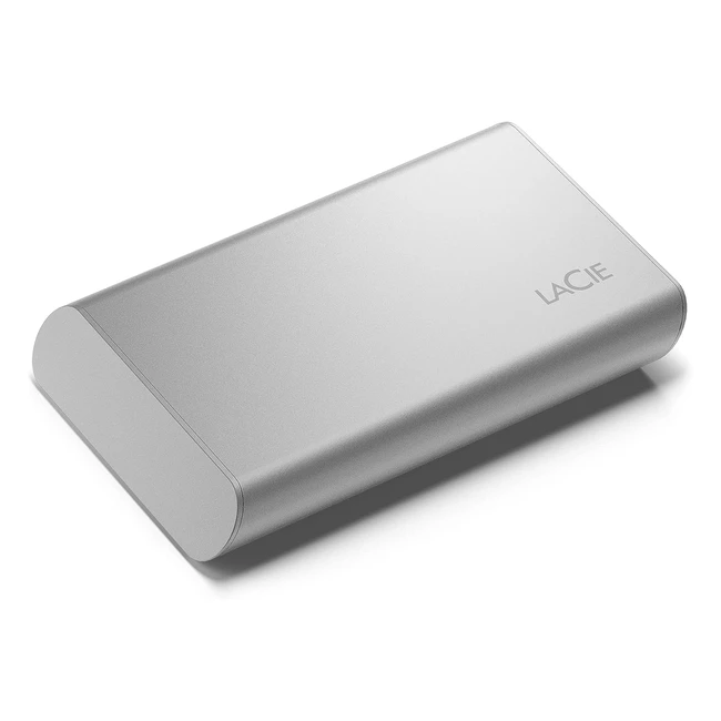 SSD Esterno LaCie 2TB USB-C per Mac PC e iPad - Velocit fino a 1050 Mbps - Ar