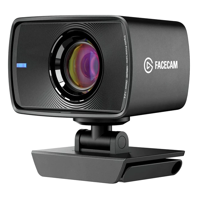 Elgato FaceCam Full HD Webcam 1080p60 für Streaming Gaming Video Conferencing Sony Sensor Advanced Light Correction DSLR Operation OBS Zoom Teams und mehr für PC/Mac