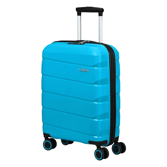 American Tourister Air Move Spinner S Handgepck Peace Blue Carryon Koffer