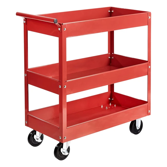 Carrito Auxiliar Multiusos de 3 Niveles - Amazon Basics