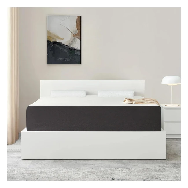 Matelas Luxe 140x190 - Mousse à mémoire de forme - Confort mi-ferme - Épaisseur 26cm