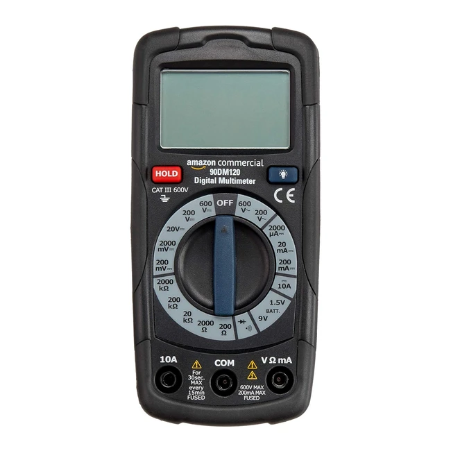 Multimetro Digitale AmazonCommercial 2000 Punti di Misura Selezione Manuale del 