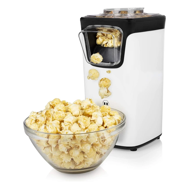 Machine à popcorn Princess 1100W sans huile ni graisse - Préparation rapide et facile