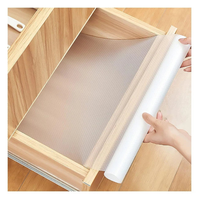 Tappetino per Cassetti AIQINU - Antiscivolo Impermeabile Trasparente - Protezi