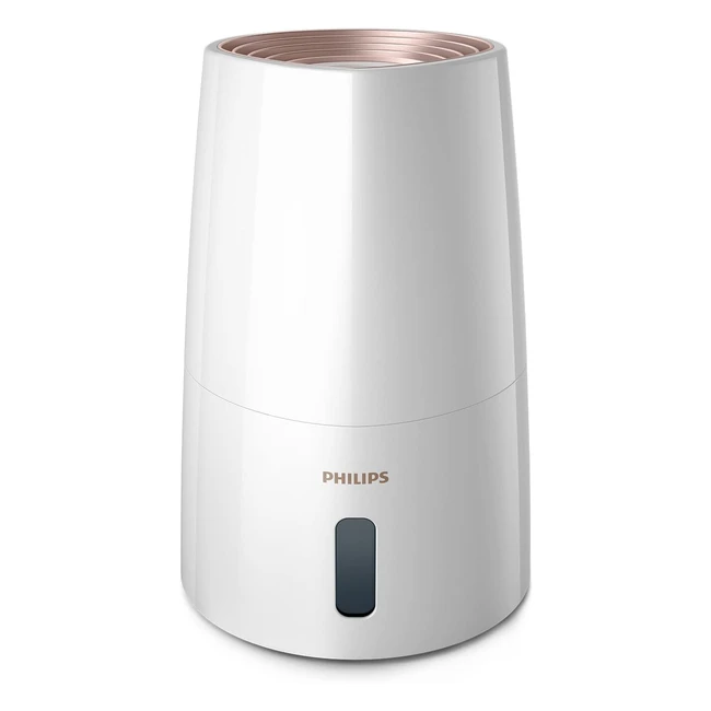 Philips Luftbefeuchter 3000 Serie HU391610 bis 45 m² Hygienische Nanocloud-Technologie Leiser Nachtmodus Automatikmodus 3-Liter-Wassertank Weiß