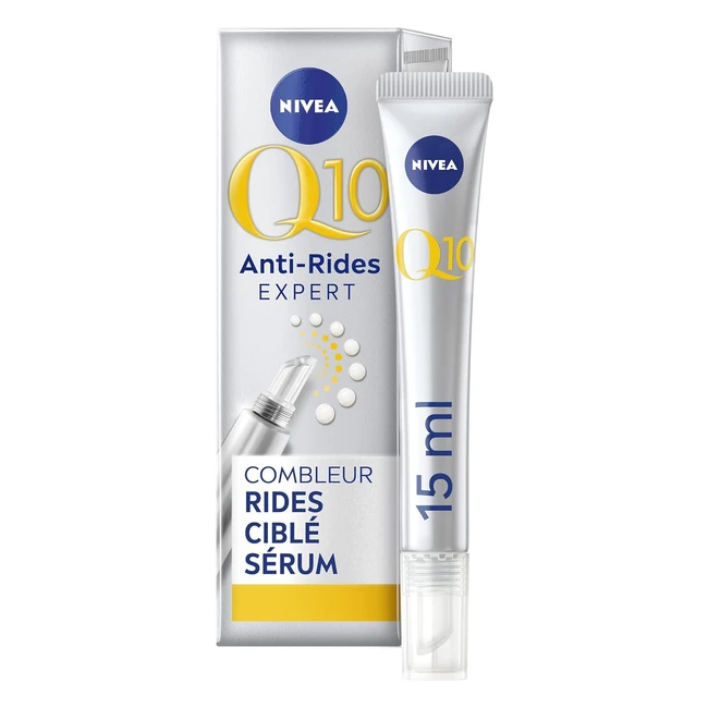 NIVEA Q10 Expert Combleur de Rides Instantané 15ml - Réduit les Ridules et Rides Profondes