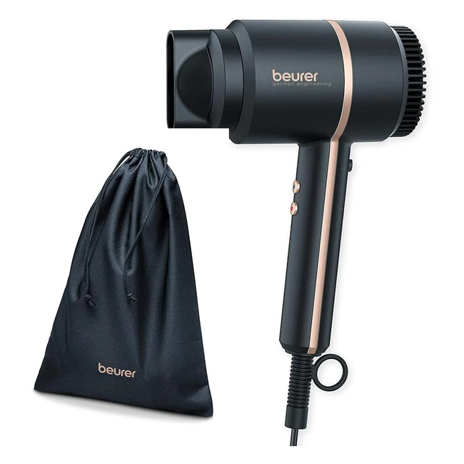 Beurer HC 35 Haartrockner - Kompakter Fhn mit Ionenfunktion fr glnzendes 