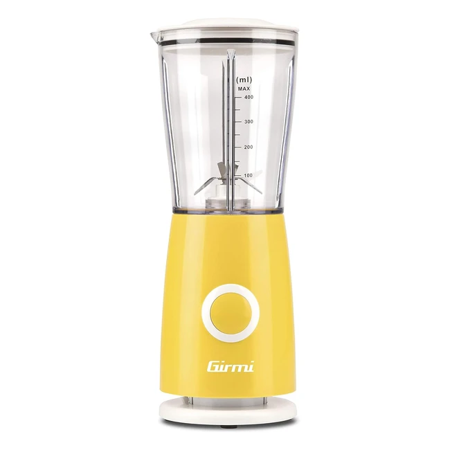 Frullatore Girmi FR03 - Potente e Compatto - 170W - 4 Lame in Acciaio Inossidabile