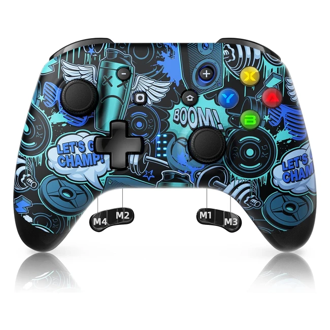 Manettes Switch EasySMX 9124 - Manette Switch Pro sans fil Bluetooth avec boutons programmables