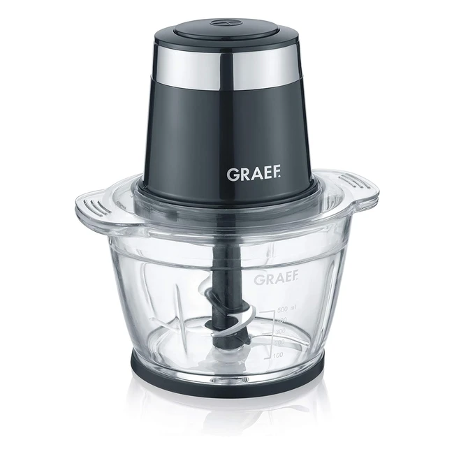 Graef CH502EU Chopper Glas 0,5L - Leistungsstarker Küchenhelfer