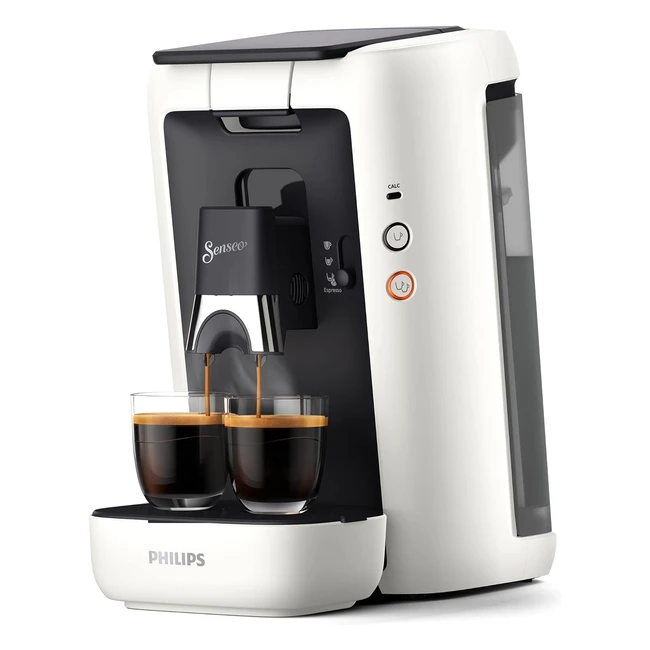 Philips Senseo Maestro Kaffeepadmaschine, Kaffeestärkewahl, Memofunktion, Weiß, CSA26010