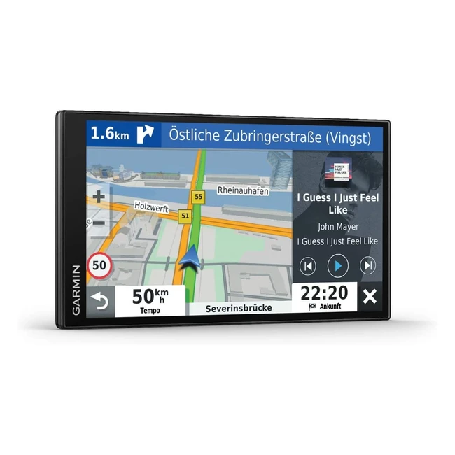 Garmin DriveSmart 65 - Alexa Sprachassistenz - 3D-Europakarten - Live Traffic - Fahrerassistenz