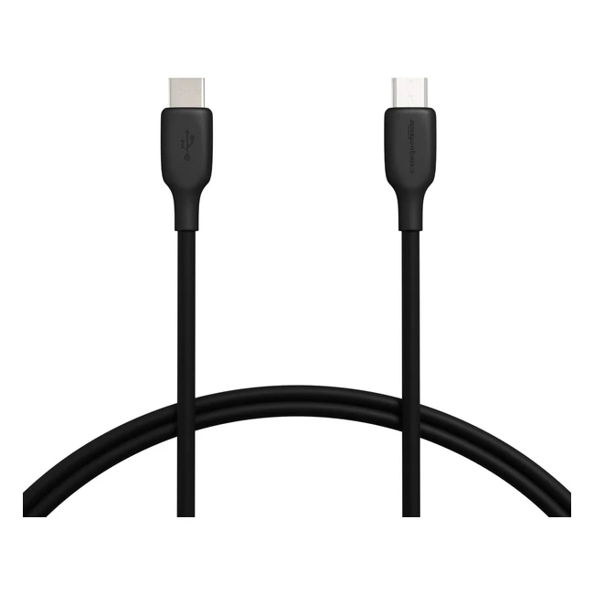 Câble USB-C 20 vers Micro-B certifié USB-IF 0.91m noir - Amazon Basics