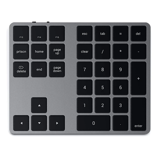 Teclado Numrico Inalmbrico Satechi Bluetooth - Recargable y Delgado - 34 Tec