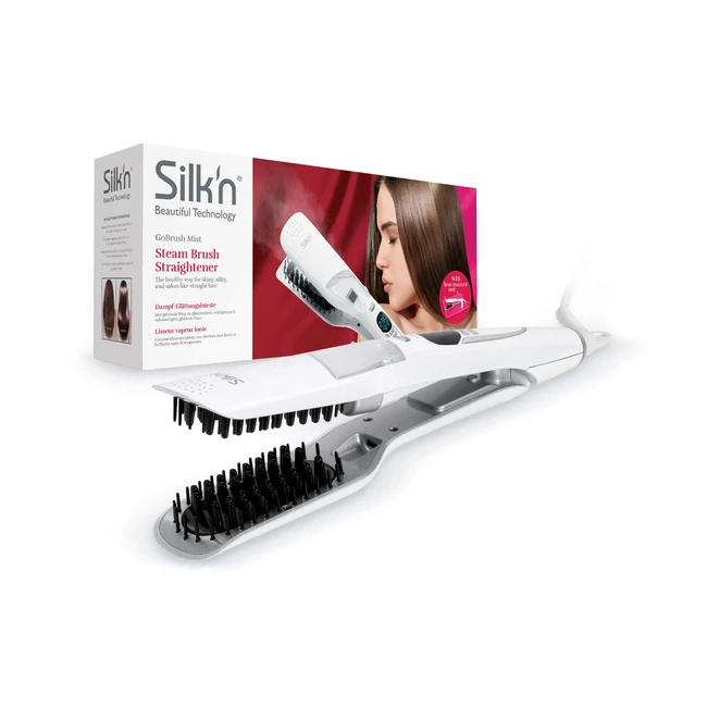 Silkn Gobrush Mist Dampf-Haarglätter, Keramikplatten, 23 Temperaturstufen