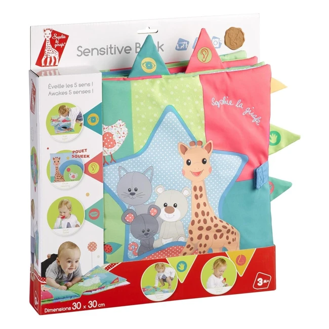 Sophie la Girafe Fresh Touch - Livre d'éveil Sensitive Book