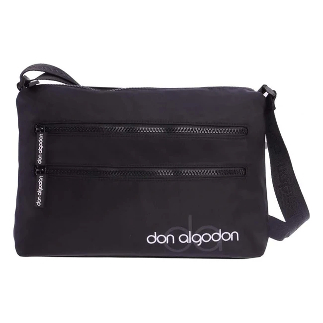 Bolso Bandolera Mujer Don Algodón - Ref. 12345 - Con 2 Cremalleras Exteriores
