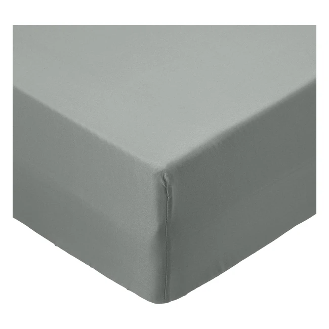 Amazon Basics Mikrofaserspannbettlaken Ginghamkaromuster 140x200x30cm