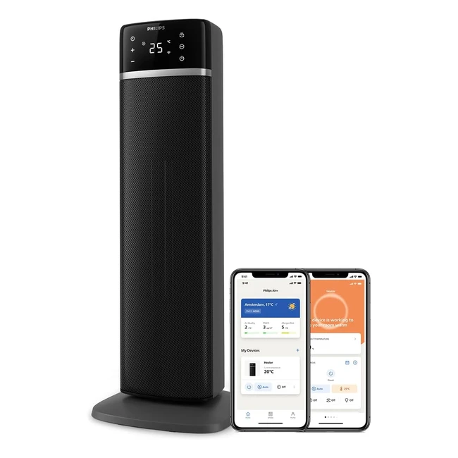 Philips Keramikheizlüfter 5000Serie - Energiesparend, schnelles Aufheizen, 5 Sicherheitsfunktionen