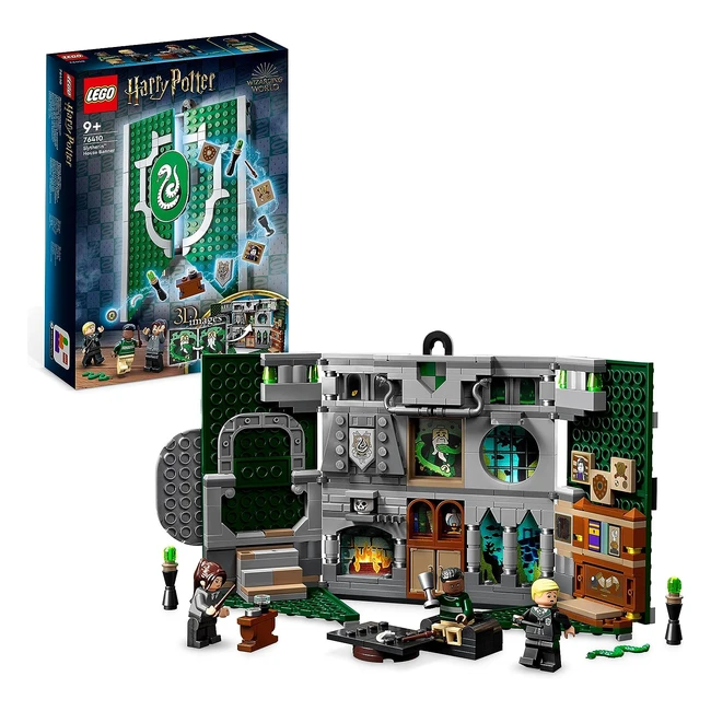 Lego 76410 Harry Potter Stendardo Casa Serpeverde Giocattolo Sala Comune Hogwarts