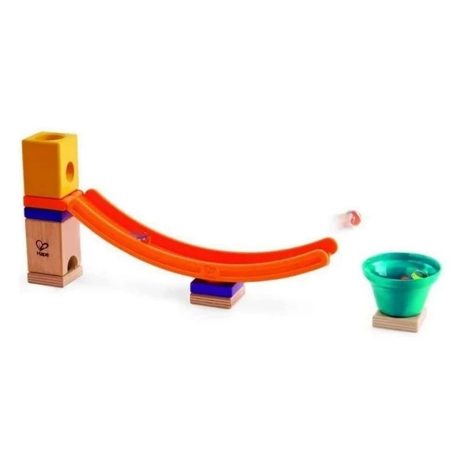 Hape E6023 Quadrilla Mega Skatepark - Juego de construcción educativo para niños de 4 años en adelante