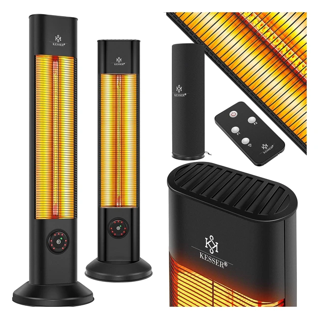 Kesser Infrarot Standheizstrahler 2000W - Effektiv & Leistungsstark